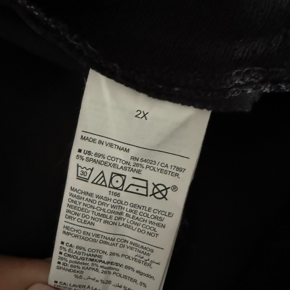 Women’s Old Navy Active Dynamic Fleece Full-Zip Black Hoodie Sweatshirt - Picture 8 of 9